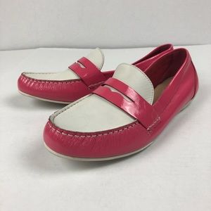 Cole Haan Pink Monroe Penny Moccasin Slip On